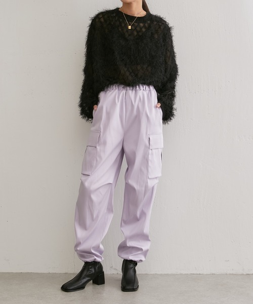 Lui's(ルイス)の「カーゴパンツ(カーゴパンツ・レディース・バイオレット/ブラック・FREE)」の13枚目の写真