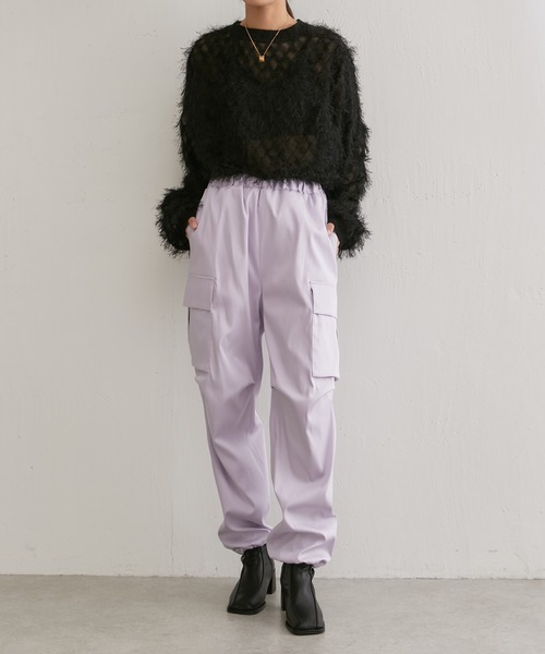 Lui's(ルイス)の「カーゴパンツ(カーゴパンツ・レディース・バイオレット/ブラック・FREE)」の15枚目の写真