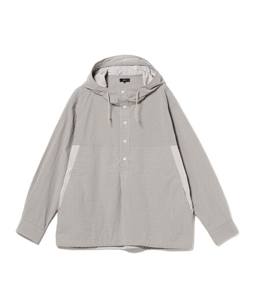 BEAMS（ビームス）の「BEAMS / チェック アノラックパーカー（ブルゾン・メンズ・ライトグレー/ブラウン・M/L/XL/S）」の10枚目の写真