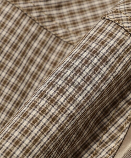 BEAMS（ビームス）の「BEAMS / チェック アノラックパーカー（ブルゾン・メンズ・ライトグレー/ブラウン・M/L/XL/S）」の16枚目の写真