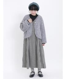 Samansa Mos2 | ダブル釦ジレワンピース(ワンピース)