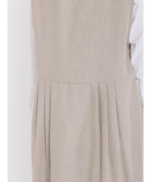 Samansa Mos2（サマンサ モスモス）の「ダブル釦ジレワンピース（ワンピース・レディース・キャメル/チャコールグレー/ブラック/ベージュ・F）」の19枚目の写真