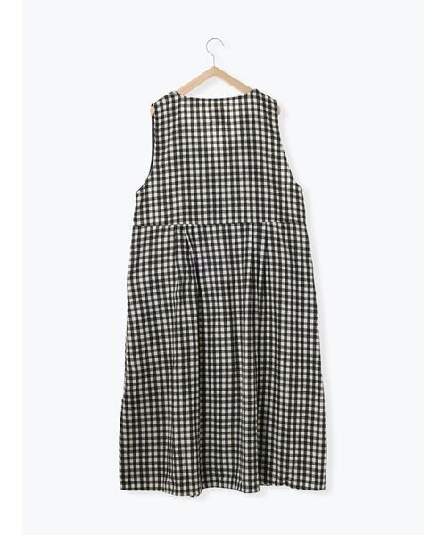 Samansa Mos2（サマンサ モスモス）の「ダブル釦ジレワンピース（ワンピース・レディース・キャメル/チャコールグレー/ブラック/ベージュ・F）」の6枚目の写真