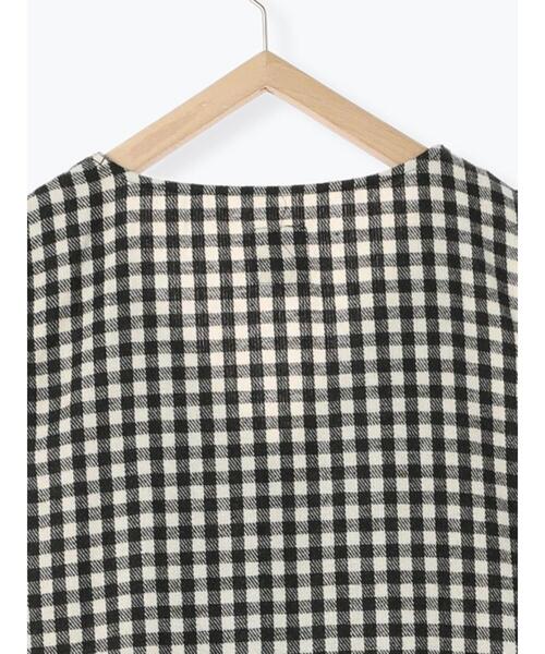 Samansa Mos2（サマンサ モスモス）の「ダブル釦ジレワンピース（ワンピース・レディース・キャメル/チャコールグレー/ブラック/ベージュ・F）」の5枚目の写真