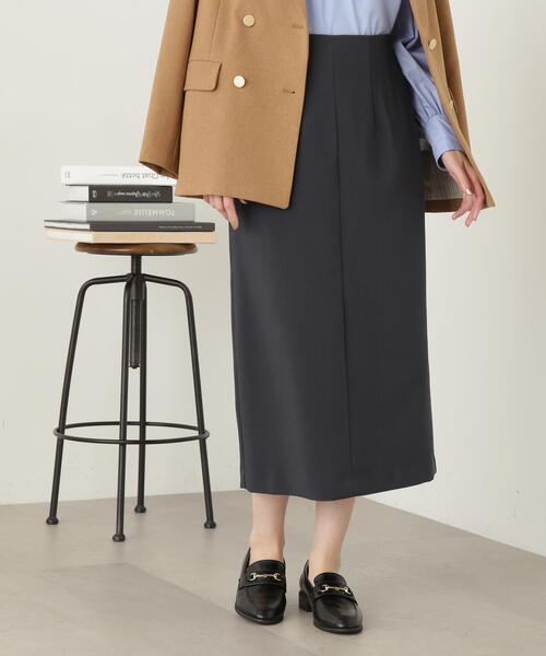 N.（N. Natural Beauty Basic）（エヌエヌナチュラルビューティーベーシック）の「【S Size Line】◆ダブルダーツタイトスカート（スカート・レディース・ホワイト/チャコール・SMALL/MEDIUM）」の9枚目の写真