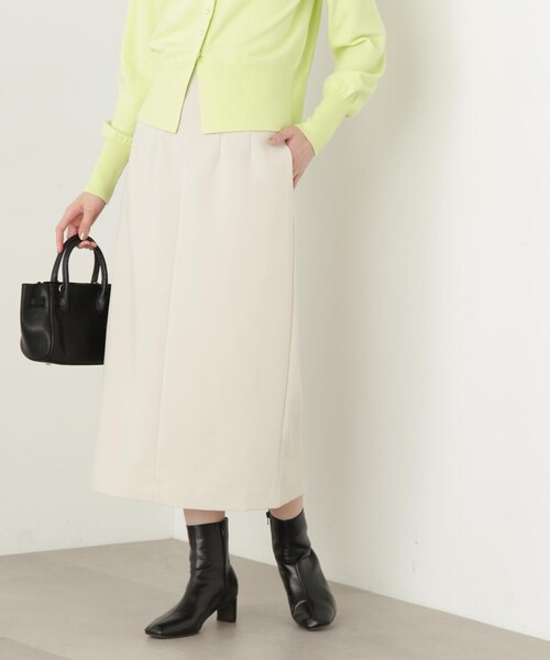 N.（N. Natural Beauty Basic）（エヌエヌナチュラルビューティーベーシック）の「【S Size Line】◆ダブルダーツタイトスカート（スカート・レディース・ホワイト/チャコール・SMALL/MEDIUM）」の10枚目の写真