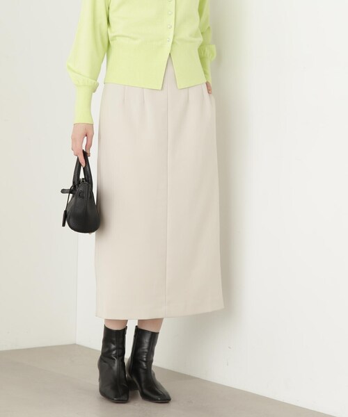 N.（N. Natural Beauty Basic）（エヌエヌナチュラルビューティーベーシック）の「【S Size Line】◆ダブルダーツタイトスカート（スカート・レディース・ホワイト/チャコール・SMALL/MEDIUM）」の11枚目の写真