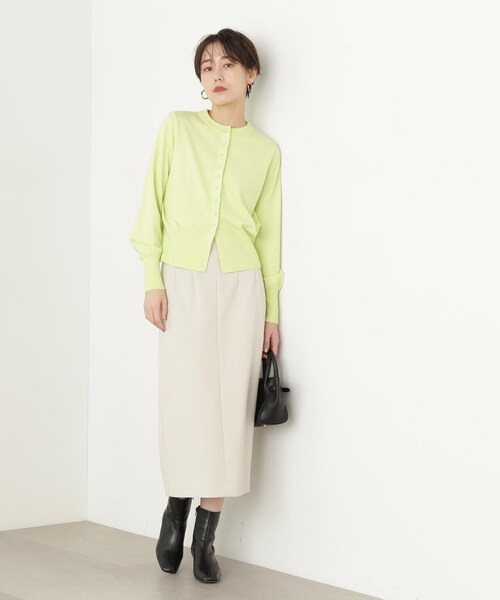 N.（N. Natural Beauty Basic）（エヌエヌナチュラルビューティーベーシック）の「【S Size Line】◆ダブルダーツタイトスカート（スカート・レディース・ホワイト/チャコール・SMALL/MEDIUM）」の12枚目の写真