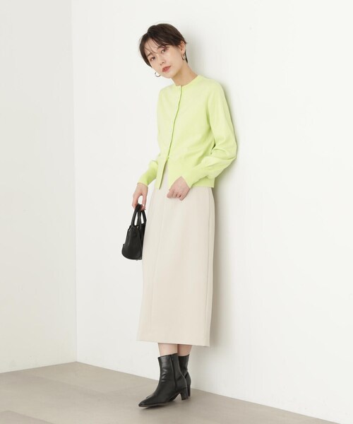 N.（N. Natural Beauty Basic）（エヌエヌナチュラルビューティーベーシック）の「【S Size Line】◆ダブルダーツタイトスカート（スカート・レディース・ホワイト/チャコール・SMALL/MEDIUM）」の13枚目の写真