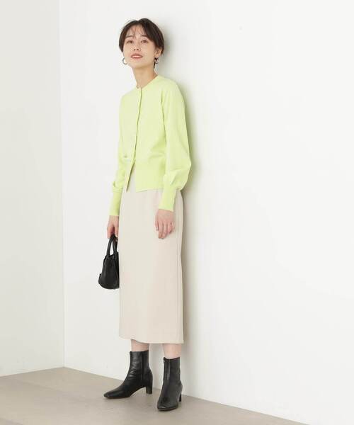 N.（N. Natural Beauty Basic）（エヌエヌナチュラルビューティーベーシック）の「【S Size Line】◆ダブルダーツタイトスカート（スカート・レディース・ホワイト/チャコール・SMALL/MEDIUM）」の15枚目の写真