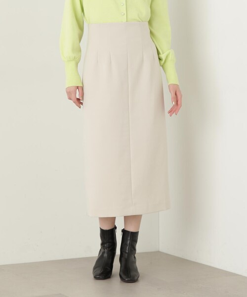 N.（N. Natural Beauty Basic）（エヌエヌナチュラルビューティーベーシック）の「【S Size Line】◆ダブルダーツタイトスカート（スカート・レディース・ホワイト/チャコール・SMALL/MEDIUM）」の17枚目の写真