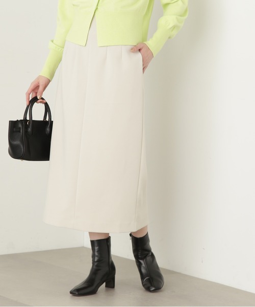 N.（N. Natural Beauty Basic）（エヌエヌナチュラルビューティーベーシック）の「【S Size Line】◆ダブルダーツタイトスカート（スカート・レディース・ホワイト/チャコール・SMALL/MEDIUM）」の2枚目の写真