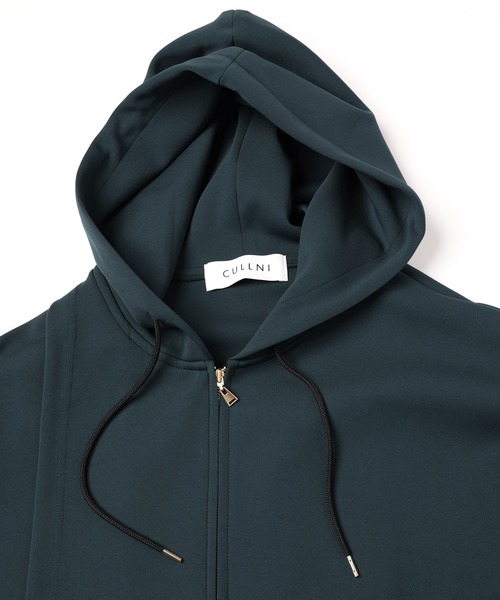 CULLNI（クルニ）の「24-SS-038 / Double Knit Asymmetrical Half Zip