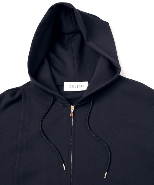 CULLNI（クルニ）の「24-SS-038 / Double Knit Asymmetrical Half Zip