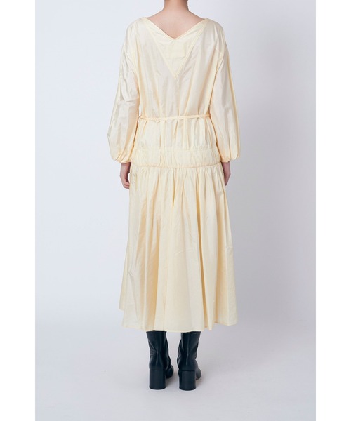 JIL SANDER(ジルサンダー)の「JIL SANDER DRESS 85(ワンピース・レディース・ワイン/オフホワイト・32/34)」の8枚目の写真