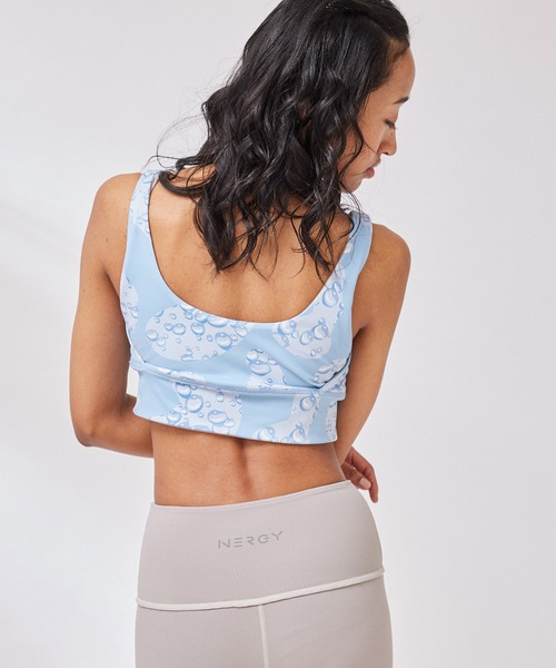 NERGY(ナージー)の「【UV】SURREALISMリバーシブルブラトップ(スポーツブラ・レディース・ブルー系その他4/ターコイズブルー・L/M/S)」の4枚目の写真