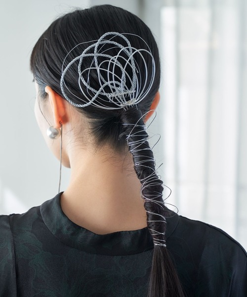 HARE（ハレ）の「3Pセットヘアアクセ(HARE)（その他ヘアアクセサリー・レディース・シルバー・FREE）」の3枚目の写真