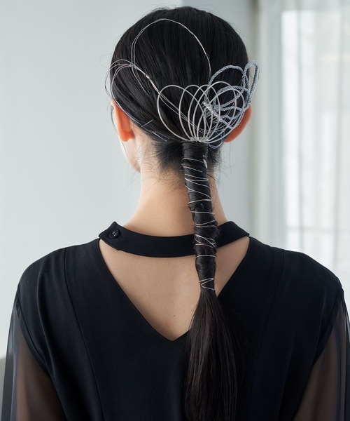 HARE（ハレ）の「3Pセットヘアアクセ(HARE)（その他ヘアアクセサリー・レディース・シルバー・FREE）」の5枚目の写真