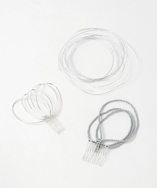 HARE（ハレ）の「3Pセットヘアアクセ(HARE)（その他ヘアアクセサリー・レディース・シルバー・FREE）」の6枚目の写真