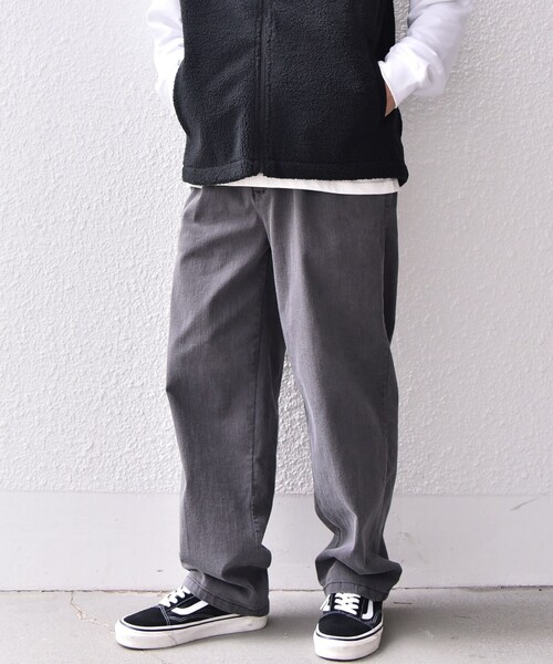 SHIPS any（シップス エニィ）の「SHIPS any: ベターコットン 1タック ストレッチ イージー バギー デニム パンツ◇（デニムパンツ・メンズ・ネイビー/ダークグレー/ブルー/グレー・MEDIUM/LARGE）」の8枚目の写真