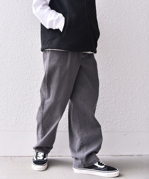 SHIPS any（シップス エニィ）の「SHIPS any: ベターコットン 1タック ストレッチ イージー バギー デニム パンツ◇（デニムパンツ・メンズ・ネイビー/ダークグレー/ブルー/グレー・MEDIUM/LARGE）」の9枚目の写真