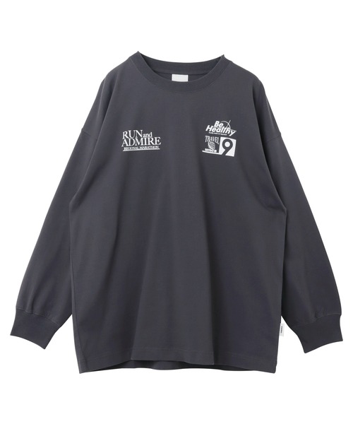 企業ロゴプリント長袖Tシャツ（Tシャツ/カットソー）｜ANME