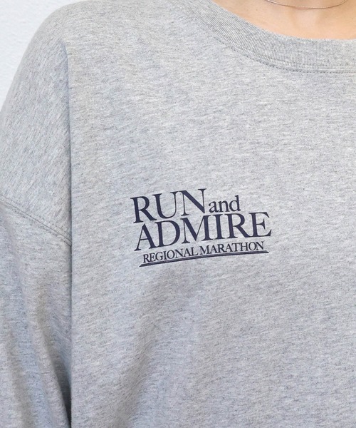 ANME(アンメ)の「企業ロゴプリント長袖Tシャツ(Tシャツ/カットソー・レディース・オートミール/チャコールグレー/グレー/オフホワイト/ネイビー・M/L)」の11枚目の写真