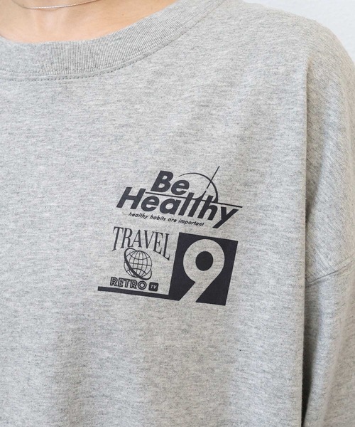 セール】企業ロゴプリント長袖Tシャツ（Tシャツ/カットソー）｜ANME