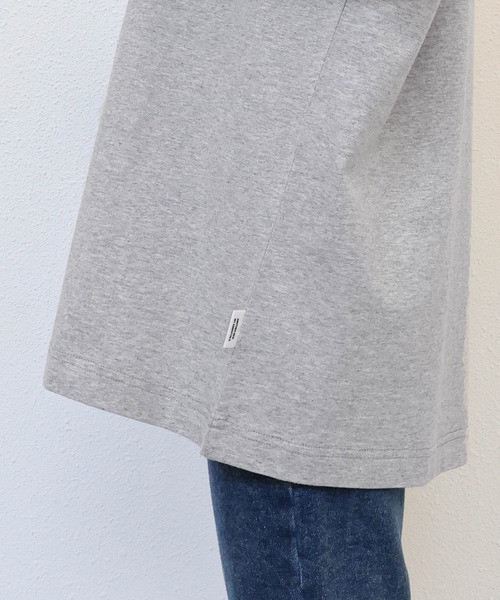 ANME(アンメ)の「企業ロゴプリント長袖Tシャツ(Tシャツ/カットソー・レディース・オートミール/チャコールグレー/グレー/オフホワイト/ネイビー・M/L)」の14枚目の写真