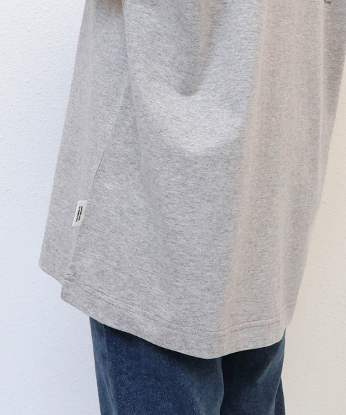 ANME(アンメ)の「企業ロゴプリント長袖Tシャツ(Tシャツ/カットソー・レディース・オートミール/チャコールグレー/グレー/オフホワイト/ネイビー・M/L)」の15枚目の写真