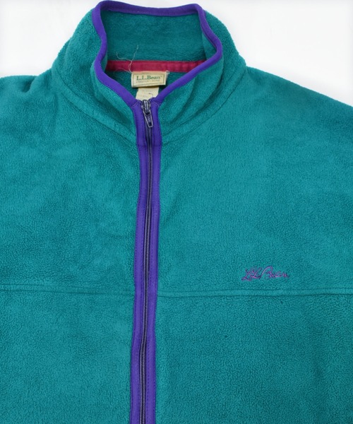 L.L.Bean(エルエルビーン)の「【ヴィンテージ古着】90's L.L.Bean / エルエルビーン ロゴ刺繍 フルジップ フリースジャケット USA製(ブルゾン・メンズ・グリーン・LARGE)」の10枚目の写真