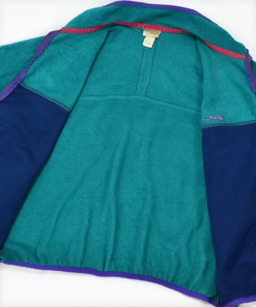 L.L.Bean(エルエルビーン)の「【ヴィンテージ古着】90's L.L.Bean / エルエルビーン ロゴ刺繍 フルジップ フリースジャケット USA製(ブルゾン・メンズ・グリーン・LARGE)」の11枚目の写真