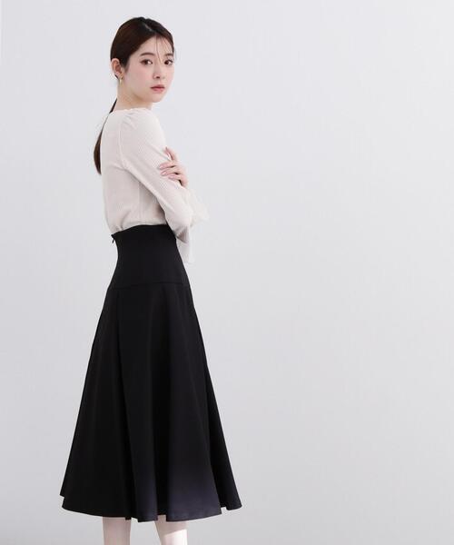 ボディドレッシングデラックス かわいい！シルク混スカート 34/黒　レディース ☆BODY DRESSING Deluxe/ボディドレッシングデラックス☆黒