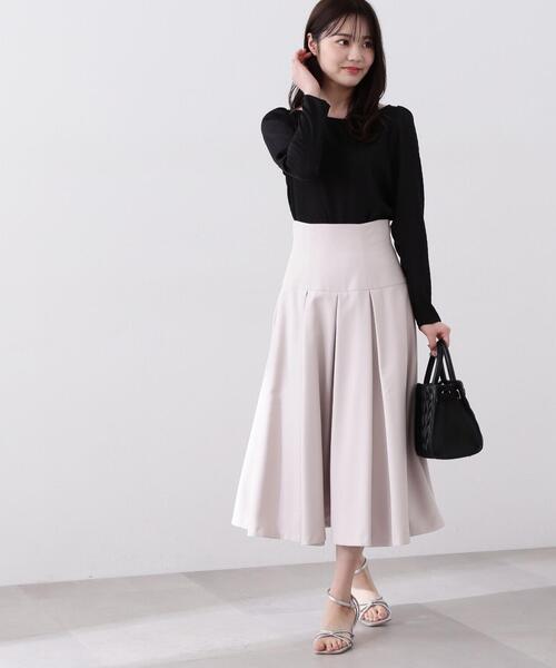 PROPORTION BODY DRESSING（プロポーションボディドレッシング）の「タックスカート / 1214120301（スカート・レディース・ピンク/オフホワイト/ブラック・X-SMALL/SMALL/MEDIUM）」の19枚目の写真