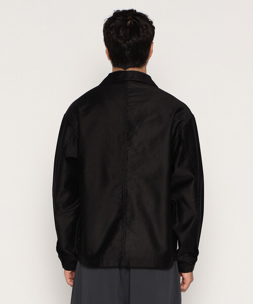 DANTON ダントン モールスキンジャケット カバーオール ブラック 40 Men's Moleskin Wide Coverall Jacket（カバーオール）｜DANTON