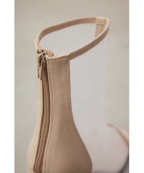 AZUL by moussy（アズールバイマウジー）の「シアーブーツサンダル（サンダル・レディース・ブラック/ライトベージュ・SMALL/MEDIUM/LARGE/LL）」の9枚目の写真