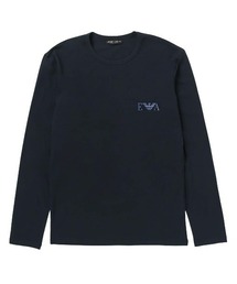 EMPORIO ARMANI メンズ BOLD MONOGRAM LONG T-SHIRT コットン ロングTシャツ EUサイズ 54087153