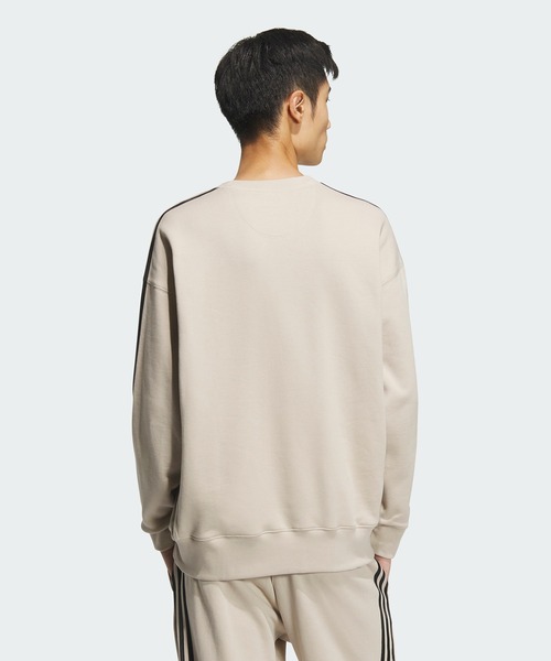 adidas（アディダス）の「エッセンシャルズ プラス ルーズフィット スリーストライプス フレンチテリー スウェットシャツ / トレーナー / アディダス adidas（スウェット・メンズ・グレー/ブルー/ブラック/グリーン/ベージュ/ネイビー/グリーン系その他/ブラウン・XX-SMALL/SMALL/X-SMALL/XX-LARGE/3XL/LARGE/MEDIUM/X-LARGE）」の20枚目の写真