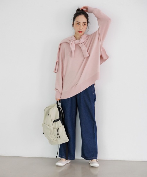 studio CLIP(スタディオクリップ)の「キャンバスワンストラップスニーカー(パンプス・レディース・ライトグレー/ブラック・MEDIUM/LARGE)」の6枚目の写真