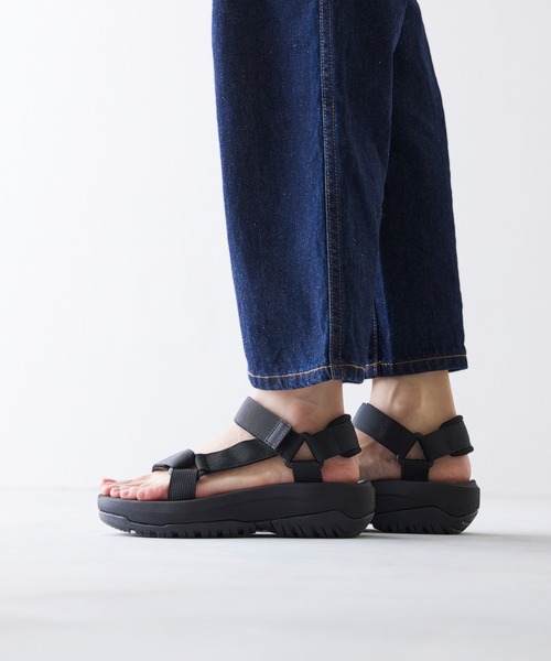 welleg（ウェレッグ）の「厚底 ベルクロ スポーツサンダル（サンダル・レディース・ブラック/ピンクベージュ/アイボリー・3L/LL/L/M/S）」の17枚目の写真