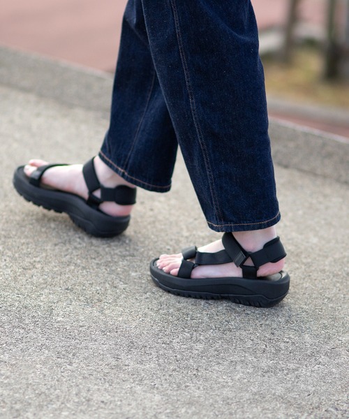 welleg（ウェレッグ）の「厚底 ベルクロ スポーツサンダル（サンダル・レディース・ブラック/ピンクベージュ/アイボリー・3L/LL/L/M/S）」の10枚目の写真