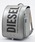 DIESEL�i�f�B�[�[���j�́uDIESEL(�f�B�[�[��)REFLECTOR VERTICAL LOGO / ���t���N�^�[ �o�[�`�J�� ���S�����h�Z���i�����h�Z���j�v�b�V���o�[