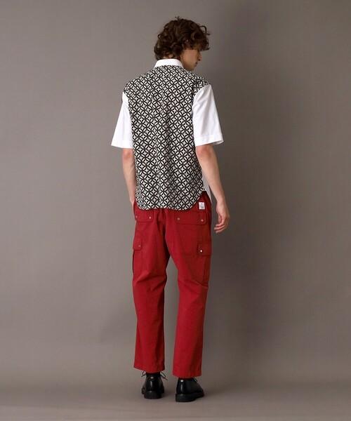 DRESSTERIOR(ドレステリア)の「オーバーラップサークル コンビショートスリーブシャツ(シャツ/ブラウス・メンズ・グレー系/ベージュ系・90/91/92/94)」の9枚目の写真