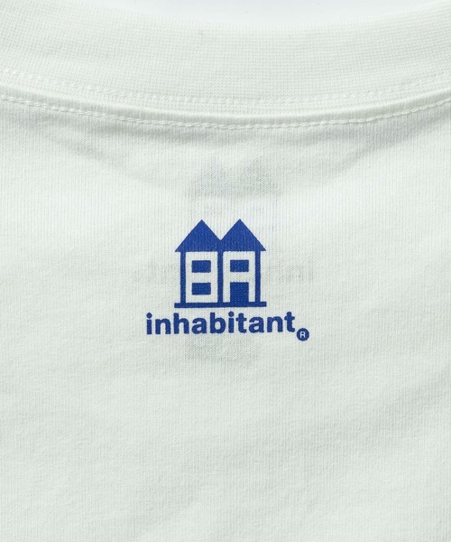 INHABITANT(インハビタント)の「inhabitant(インハビタント)リバイバル ドックプリント 半袖Tシャツ(Tシャツ/カットソー・メンズ・ブラック/ライトブルー/グリーン/ホワイト・L/M)」の5枚目の写真