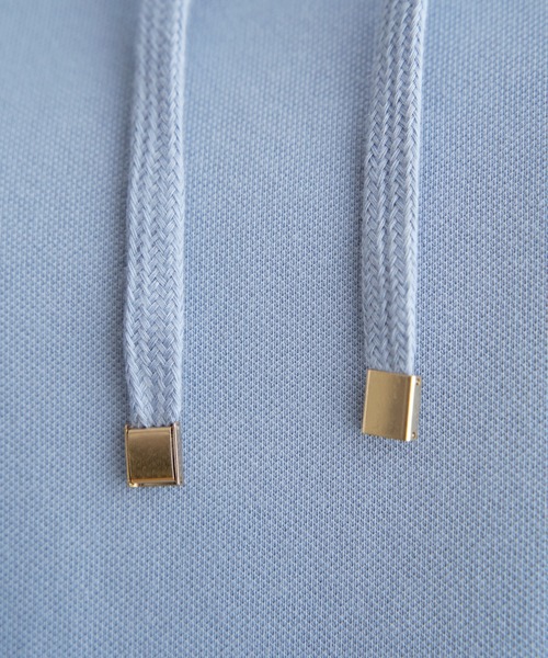 ikka（イッカ）の「【親子コーデ】鹿の子スピンドルプルオーバー（Tシャツ/カットソー・レディース・ブルー/オフホワイト/グリーン/ライトグレー/ネイビー/オレンジ・M/L/S）」の19枚目の写真