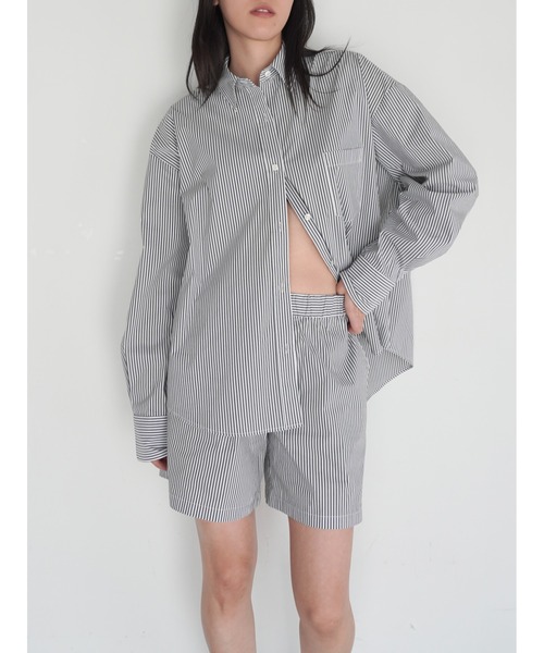 ENCIRCLE(エンサークル)の「【ENCIRCLE/エンサークル】Go to stripe shirt/ゴートゥーストライプシャツ(シャツ/ブラウス・レディース・ストライプ・3/2/1)」の20枚目の写真