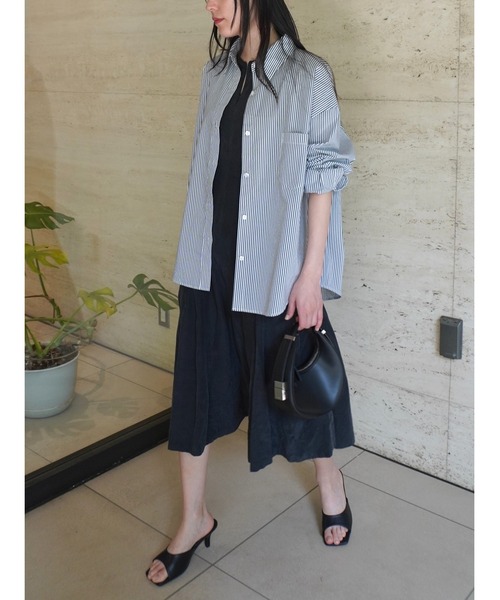 ENCIRCLE(エンサークル)の「【ENCIRCLE/エンサークル】Go to stripe shirt/ゴートゥーストライプシャツ(シャツ/ブラウス・レディース・ストライプ・3/2/1)」の13枚目の写真