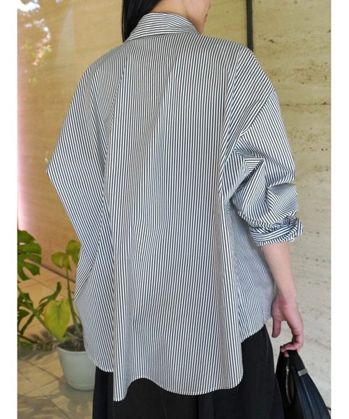 ENCIRCLE(エンサークル)の「【ENCIRCLE/エンサークル】Go to stripe shirt/ゴートゥーストライプシャツ(シャツ/ブラウス・レディース・ストライプ・3/2/1)」の15枚目の写真