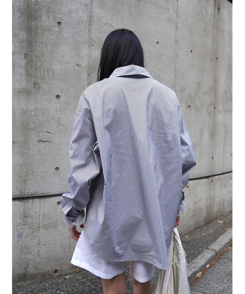 ENCIRCLE(エンサークル)の「【ENCIRCLE/エンサークル】Go to stripe shirt/ゴートゥーストライプシャツ(シャツ/ブラウス・レディース・ストライプ・3/2/1)」の19枚目の写真