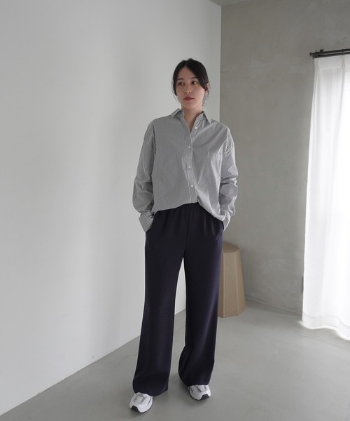 ENCIRCLE(エンサークル)の「【ENCIRCLE/エンサークル】Go to stripe shirt/ゴートゥーストライプシャツ(シャツ/ブラウス・レディース・ストライプ・3/2/1)」の22枚目の写真